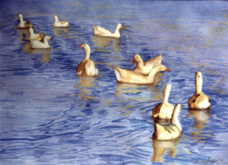 fine art watercolor by wendy martin for sale