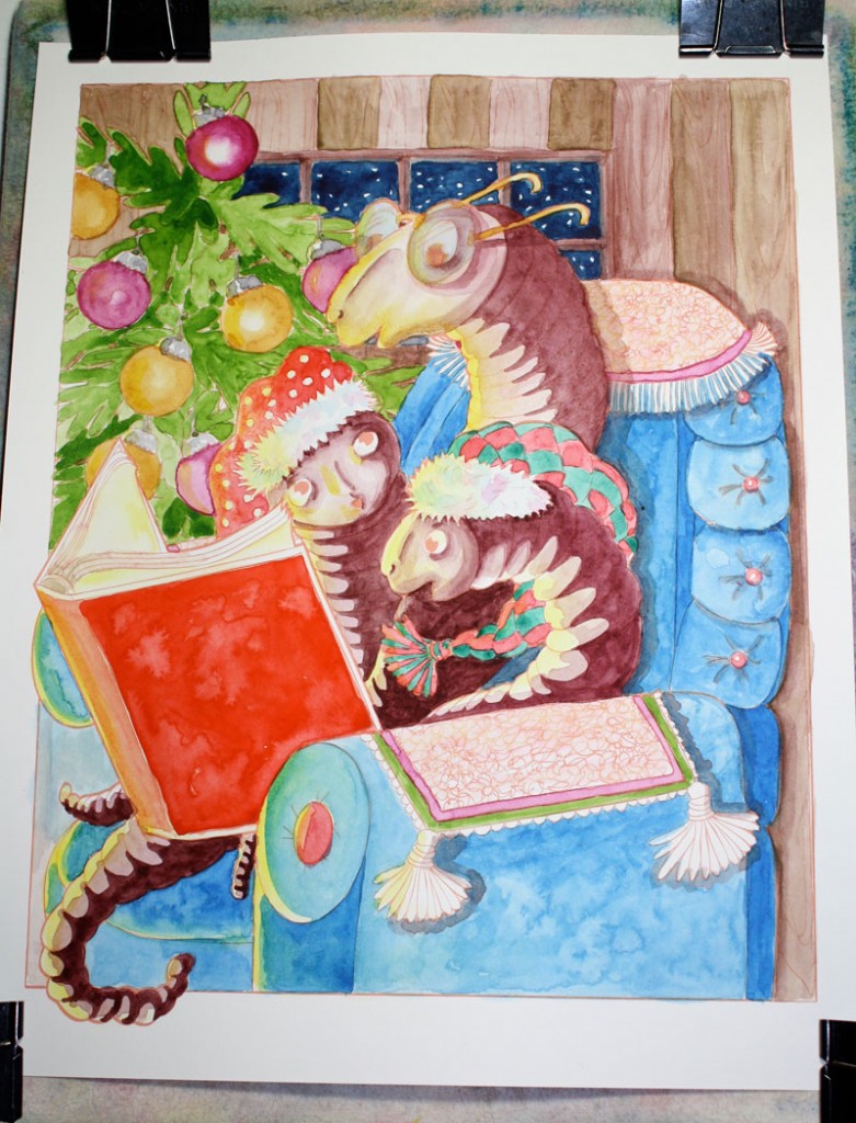 final color washes progress