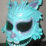 the cheshire cat full face leather mask