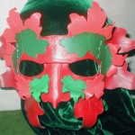 red maple king leather mask