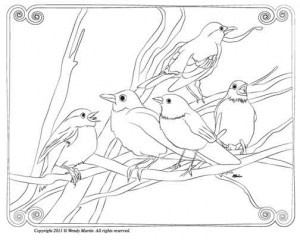 Magic Monday coloring page for april 4, 2011