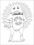 free coloring page by Wendy Martin © 2011