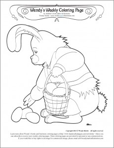 Ostara coloring page 2013