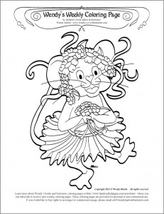 beltane coloring page
