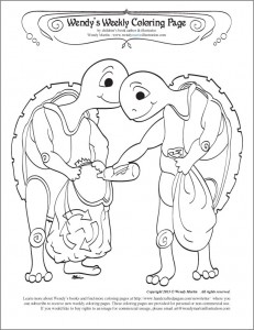 earth day coloring page