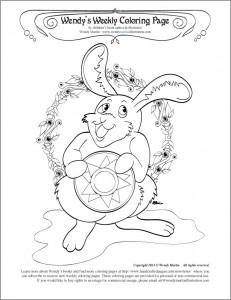 Solstice Coloring Page