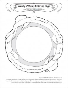 sturgeon coloring page