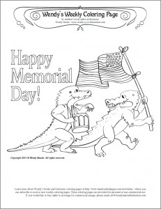 memorialdaygatorscoloringpage