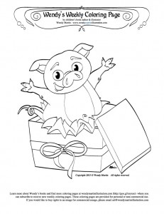 pig coloring pages