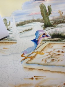painting watercolor illustrations