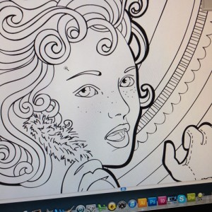 inking in Adobe Illustrator