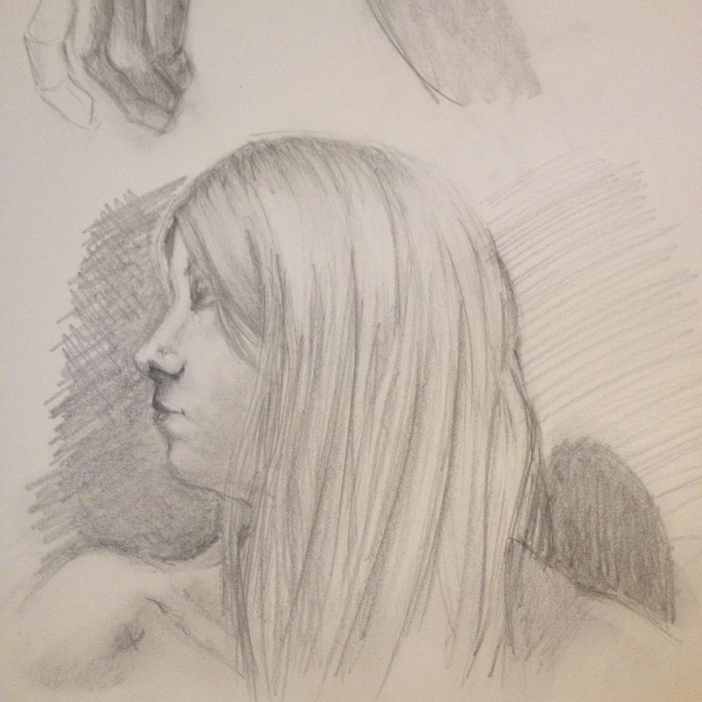 Life sketching long session for July 2016 2016-07-10 17.53.58